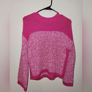 Lou & Grey Marled Colorblock Knit Sweater Size Xs